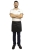 Tablier de serveur noir 40 cm