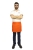 Tablier de serveur orange 40 cm