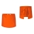 Tablier de cuisine orange 40 cm