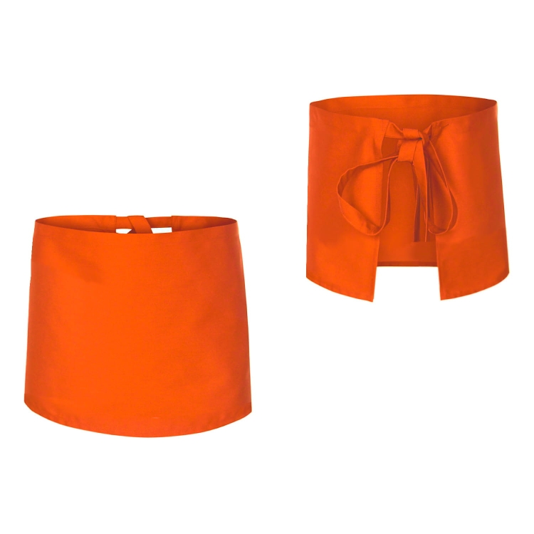 Tablier de cuisine orange 40 cm