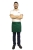 Tablier de serveur vert 40 cm