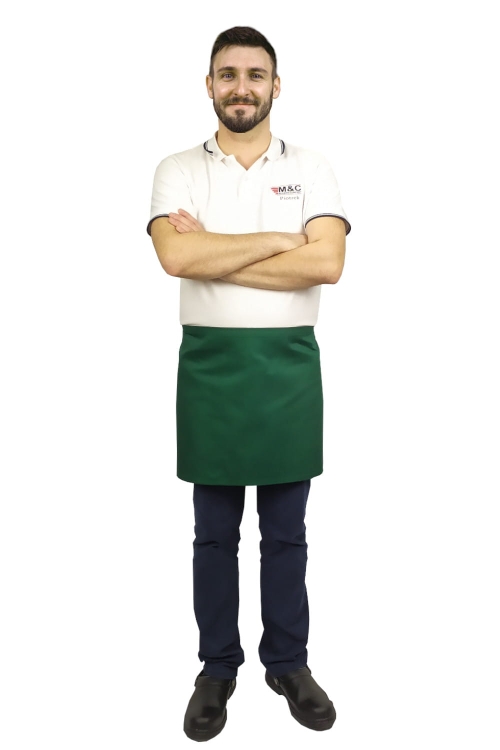 Tablier de serveur vert 40 cm