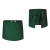 Tablier de chef barman vert 40 cm