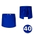 Tablier de cuisine bleu cornflower pour serveur 40 cm