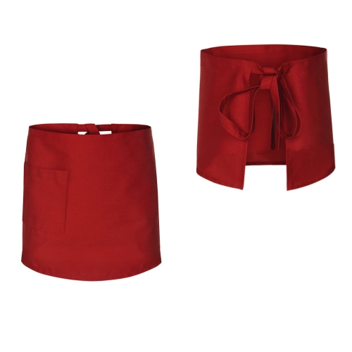 Tablier de cuisine rouge 50 cm