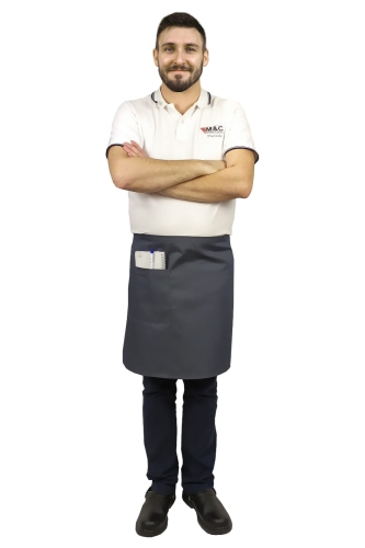 Tablier de serveur gris 50 cm