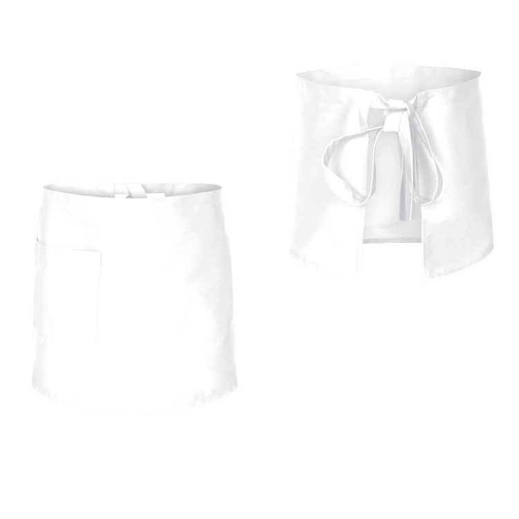 Tablier de cuisine blanc 50 cm