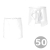 Tablier de serveur blanc 50 cm de long