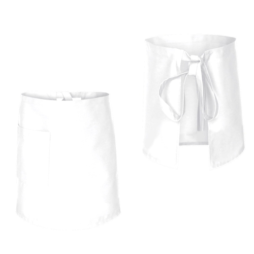 Tablier de cuisine blanc 60 cm