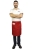 Tablier de cuisine rouge 60 cm