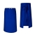 Tablier de cuisine bleu de 75 cm de long.