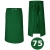 Tablier de cuisine barman vert 75 cm