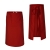 Tablier de serveur rouge 75 cm