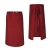 Tablier de cuisine serveur bordeaux 75 cm de long