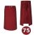 Tablier de chef bordeaux long 75 cm