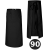 Tablier de barman noir 90 cm