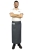 Tablier de serveur gris 90 cm