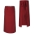Tablier de serveur bordeaux 90 cm