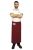 Tablier de serveur bordeaux 90 cm