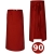 Tablier de cuisine rouge de 90 cm de long