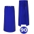 Tablier de cuisine bleu de 90 cm de long.