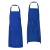 Tablier de serveur avec boucle réglable, longueur 90 cm, bleu roi.