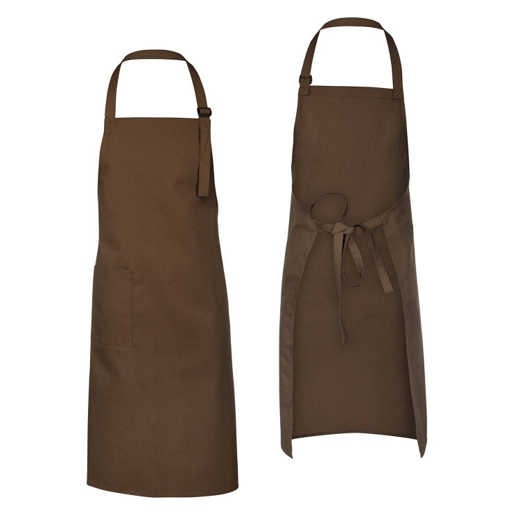 Tablier de serveur marron avec boucle réglable