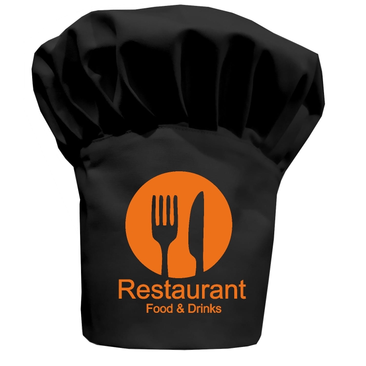Toque de chef Restaurant Food&Drinks avec votre inscription