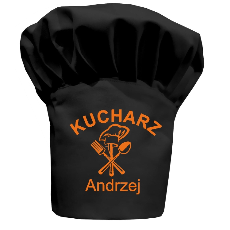Chapeau de chef noir Chef