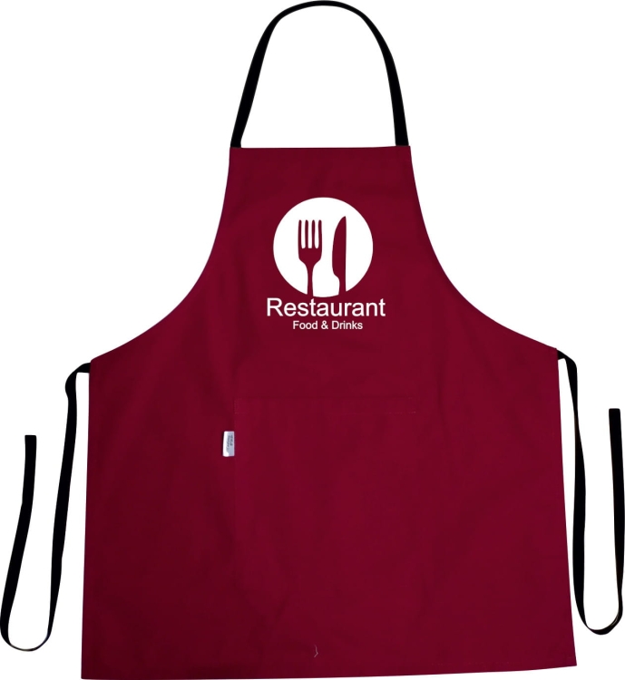 Tablier de cuisine avec impression Restaurant Food & Drinks