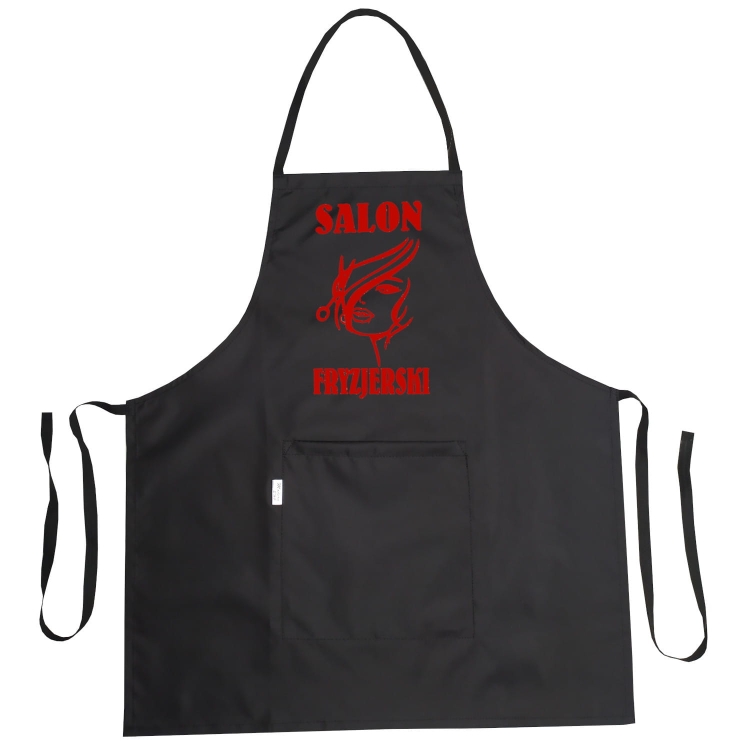 Tablier de coiffure imperméable avec graphique 'Salon de coiffure'