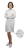 Blouse de laboratoire pour femme avec boutons