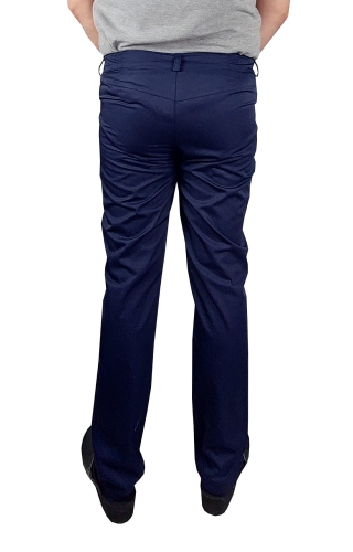 Pantalons médicaux classiques pour hommes en bleu marine