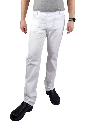 Pantalons médicaux classiques pour hommes blancs