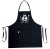 Tablier de cuisine imperméable avec graphique 'Menu Grill'