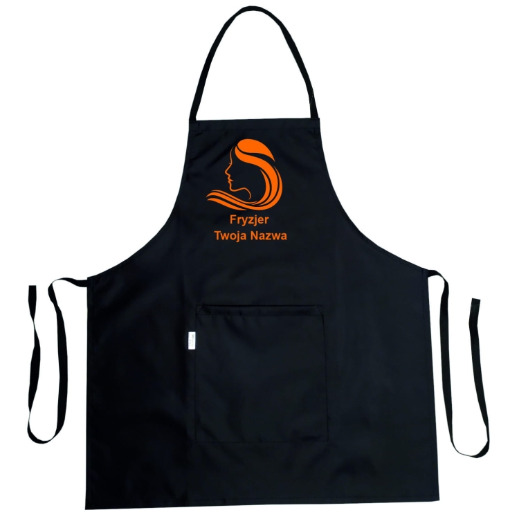 Tablier de coiffure imperméable avec graphique 'Golden Barber'