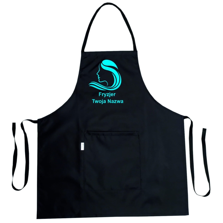 Tablier de coiffure imperméable avec graphique 'Golden Barber'