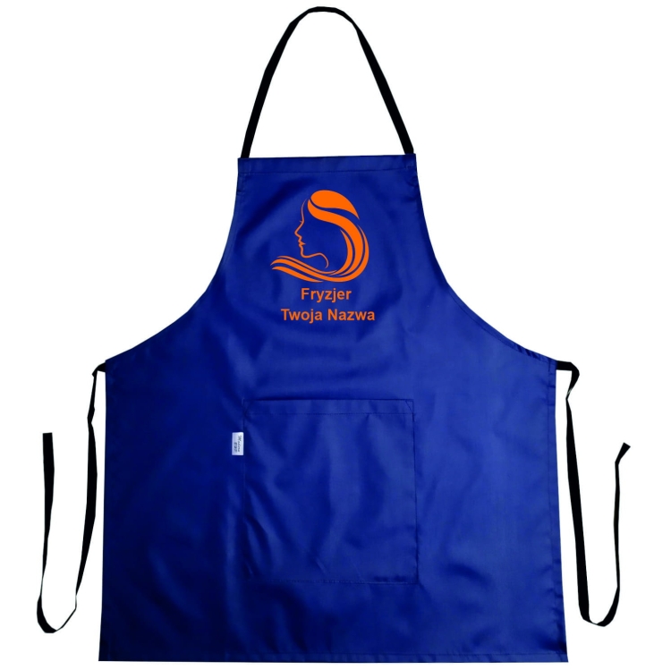 Tablier imperméable avec graphique 'Coiffeur Doré'