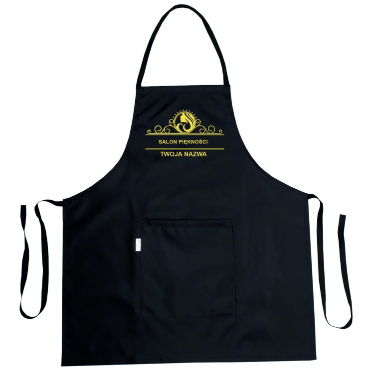 Tablier de coiffure imperméable avec graphique 'Salon de beauté'
