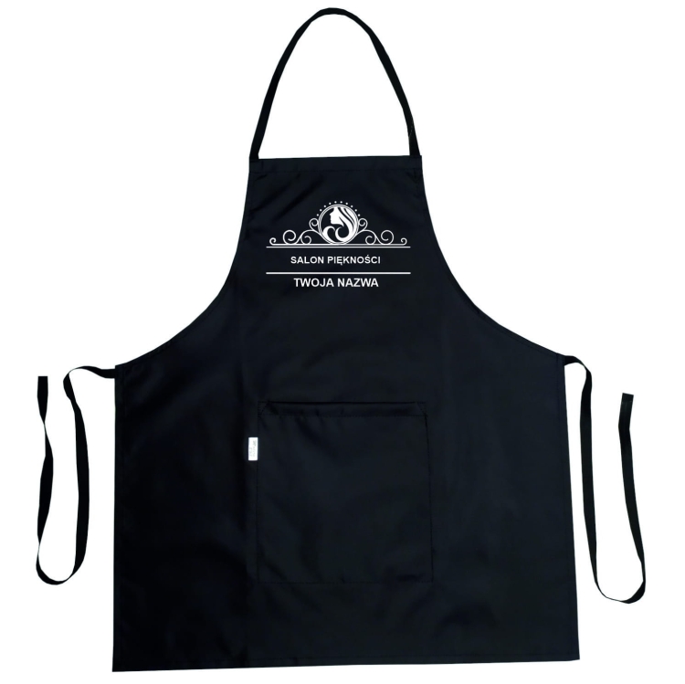 Tablier de coiffure imperméable avec graphique 'Salon de beauté'