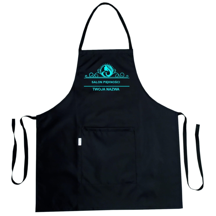 Tablier de coiffure imperméable avec graphique 'Salon de beauté'