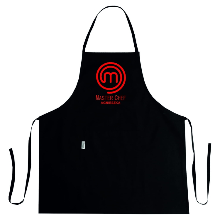 TABLIER MASTER CHEF avec impression du prénom et nom.