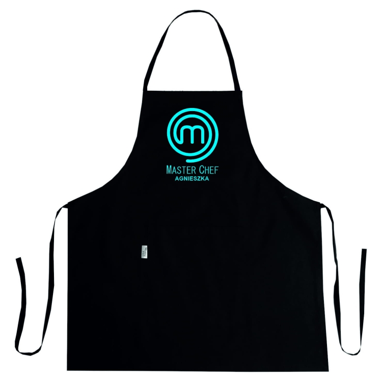 TABLIER MASTER CHEF avec impression du prénom et nom.
