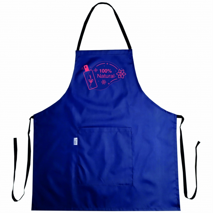 Tablier de beauté imperméable avec graphisme 100% cosmétiques naturels.