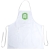 Tablier de cuisine avec le logo 'Pure vegan food'