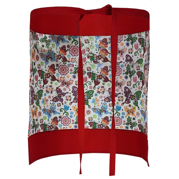 Tablier de chef en motifs folkloriques W1