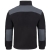 Sweat en polaire avec des inserts gris en couleur noire.