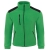 Sweat à capuche vert avec des inserts noirs