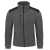 Sweat en polaire gris avec des inserts noirs.