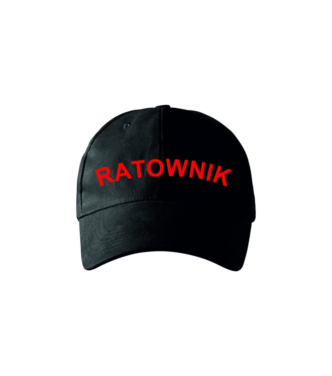 Casquette de sauveteur noire au style classique